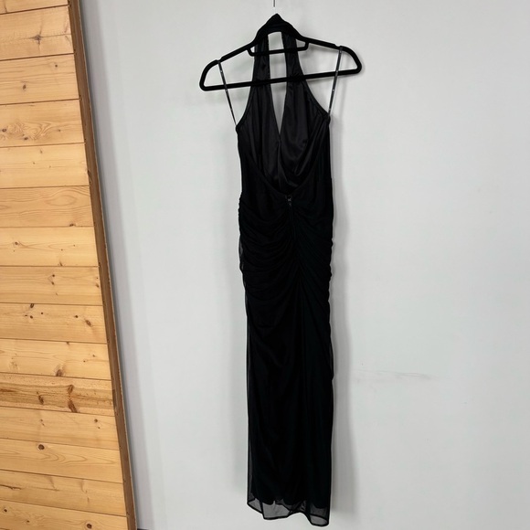 Tadashi Vintage Black Maxi Length Formal Dress Size L - Picture 6 of 11